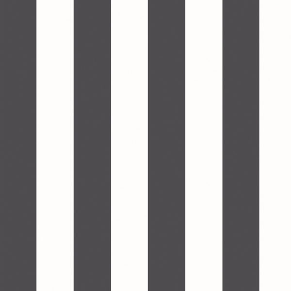 Carta da parati "Big Stripes - Black and White", per rivestimento mobili, a metraggio