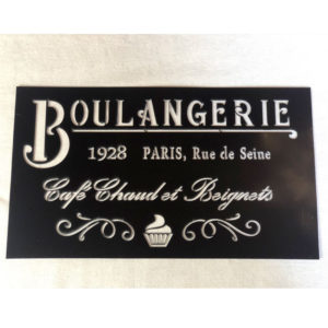 Stencil "Boulangerie", Magic Paint, riutilizzabile, 31x18